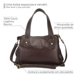 Bolsa Amalfi em Couro Legítimo Feminina