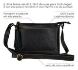 Bolsa Serena em Couro Legítimo Feminina