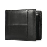 Carteira Masculina Hudson em Couro Legítimo Bifold