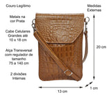 Bolsa Luna em Couro Legítimo Feminina